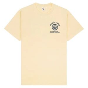 New Sporty & Rich California Emblem T-Shirt - Almond/Navy